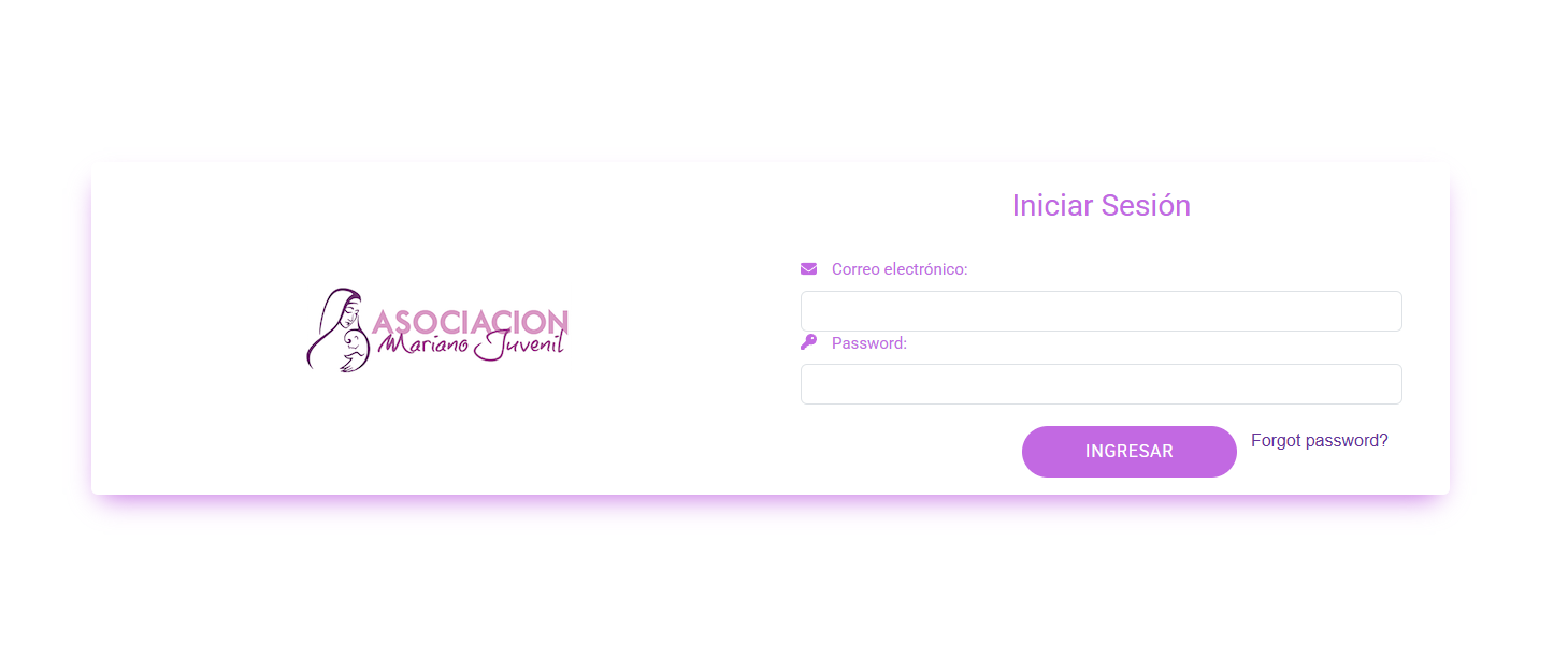 Sistema Web Albergue Mariano Juvenil